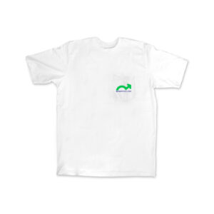 Scoot Over White Pocket Tee